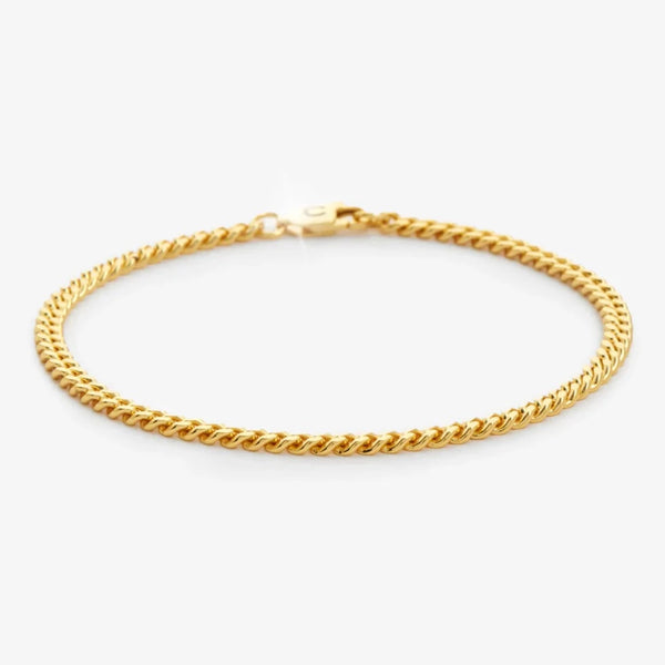 MIAMI CUBAN BRACELET [18K GOLD] 5MM