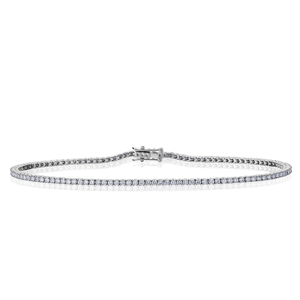 WOMEN'S ADJUSTABLE TENNIS ANKLET [18K GOLD] 3MM