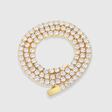 TENNIS CHAIN CLASP [18K GOLD] 3MM