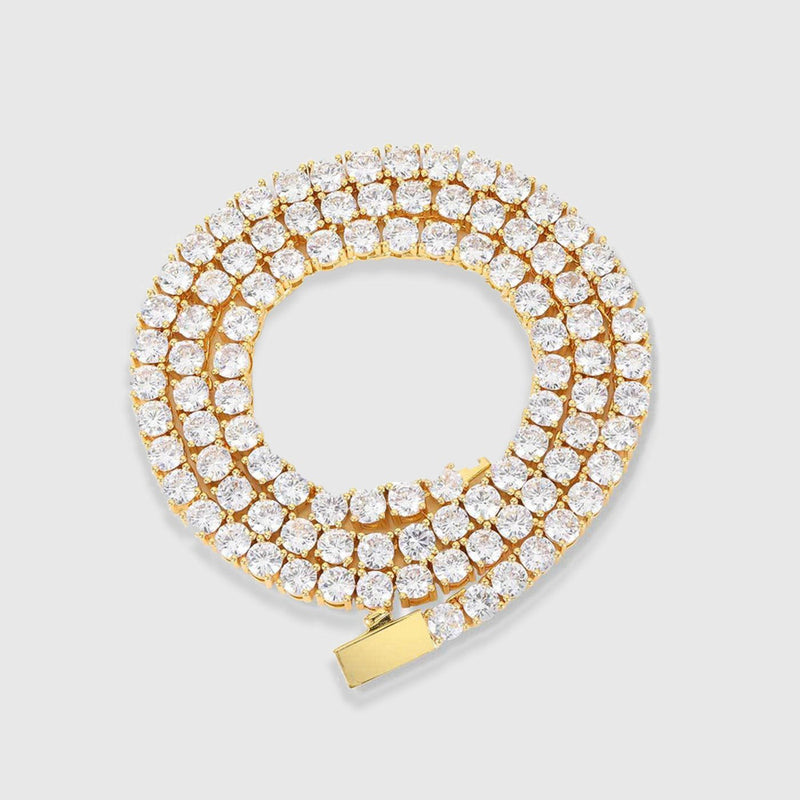 TENNIS CHAIN CLASP [18K GOLD] 3MM