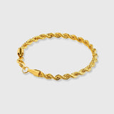 ROPE BRACELET [18K GOLD] 5MM