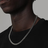 MIAMI CUBAN CHAIN [18K WHITE GOLD] 7MM