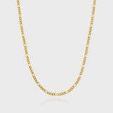 WOMEN'S FIGARO CHAIN [GOLD] 3MM - Malvos